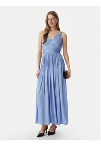 Morgan Sukienka wieczorowa 261-RLOUNA Niebieski Regular Fit. Kolor: niebieski. Materiał: syntetyk. Styl: wizytowy #2
