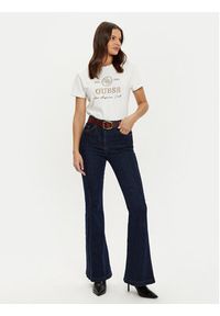 Guess T-Shirt V5RI05 J1314 Écru Regular Fit. Materiał: bawełna #4