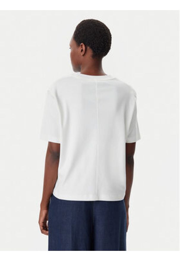 TOMMY HILFIGER - Tommy Hilfiger T-Shirt Modern Cody WW0WW46158 Écru Relaxed Fit. Materiał: bawełna