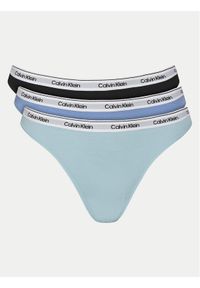 Calvin Klein Underwear Komplet 3 par fig klasycznych 000QD5207E Kolorowy. Materiał: bawełna. Wzór: kolorowy