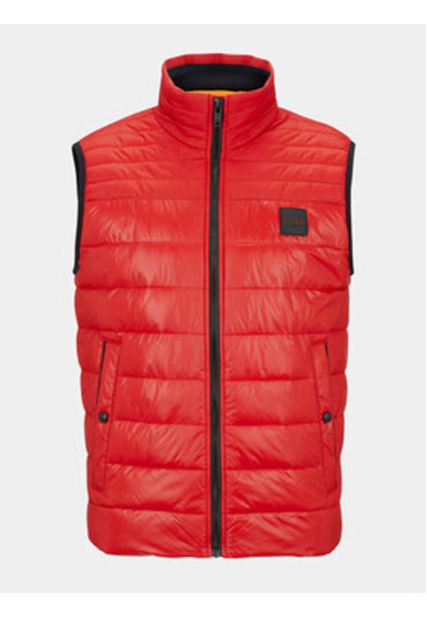 BOSS - Boss Kamizelka 50496725 Czerwony Regular Fit. Kolor: czerwony. Materiał: syntetyk
