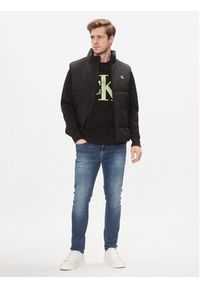 Calvin Klein Jeans Kamizelka Lightweight Padded Vest J30J324656 Czarny Regular Fit. Kolor: czarny. Materiał: syntetyk #6