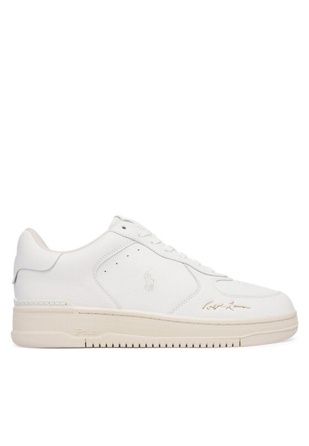 Polo Ralph Lauren Sneakersy 809P13086001 Biały. Kolor: biały. Materiał: skóra