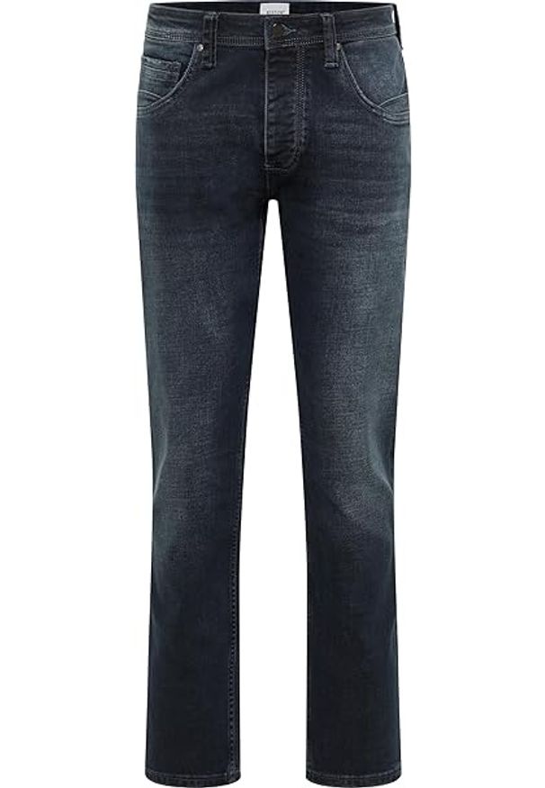 Męskie Spodnie Jeansowe Mustang Style Michigan Straight Denim Blue 1016338 5000 883