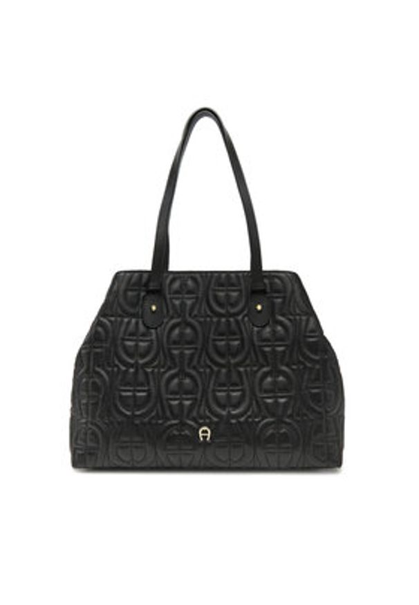 Aigner Torebka 137074 Czarny. Kolor: czarny. Materiał: skórzane