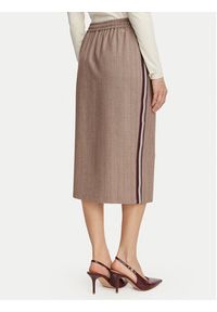 Liu Jo Sport Spódnica midi TF6151 T692A Brązowy jasny Regular Fit. Kolor: brązowy. Materiał: syntetyk. Styl: sportowy #5