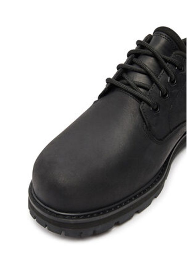 Timberland Półbuty Lace UP Waterproof TB0A69T9W021 Czarny. Kolor: czarny. Materiał: nubuk, skóra