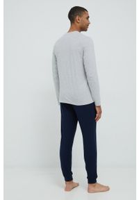 Lacoste piżama męska gładka. Materiał: materiał, dzianina. Długość: długie. Wzór: gładki #7