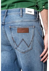 Wrangler - KRÓTKIE SPODENKI WRANGLER DENIM SHORT SLEDGEHAMMER W14CGW15X. Materiał: denim. Długość: krótkie #8