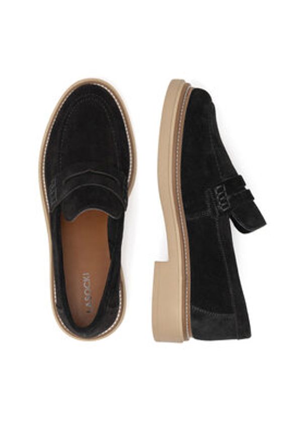 Lasocki Lordsy WI33-CS895-BINGO-01 Czarny. Kolor: czarny. Materiał: skóra, zamsz