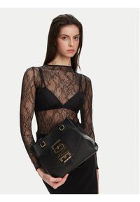 Love Moschino - LOVE MOSCHINO Torebka JC4225PP0MKC0000 Czarny. Kolor: czarny. Materiał: skórzane