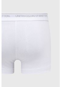 United Colors of Benetton Bokserki męskie kolor biały. Kolor: biały. Materiał: bawełna. Długość: długie #2
