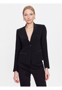 Marella Marynarka Miranda 2330410333 Czarny Regular Fit. Kolor: czarny. Materiał: syntetyk