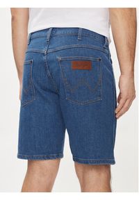 Wrangler Szorty jeansowe Frontier 112350819 Niebieski Relaxed Fit. Kolor: niebieski. Materiał: jeans, bawełna #5