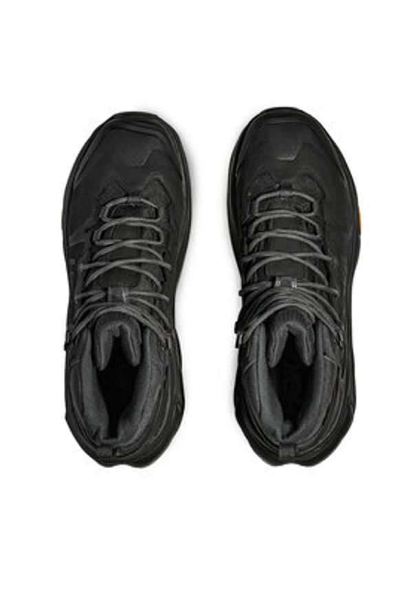 HOKA - Hoka Trekkingi Kaha 3 Gtx GOR-TEX 1162530 Czarny. Kolor: czarny. Materiał: nubuk, skóra. Sport: turystyka piesza