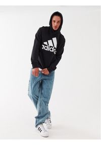 Adidas - adidas Bluza Essentials French Terry Big Logo Hoodie IC9363 Czarny Regular Fit. Kolor: czarny. Materiał: bawełna #1