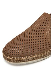 Rieker Espadryle B5297-64 Brązowy. Kolor: brązowy. Materiał: skóra #6