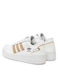 Adidas - adidas Buty do koszykówki Forum Bold JI0056 Biały. Kolor: biały. Materiał: skóra. Sport: koszykówka