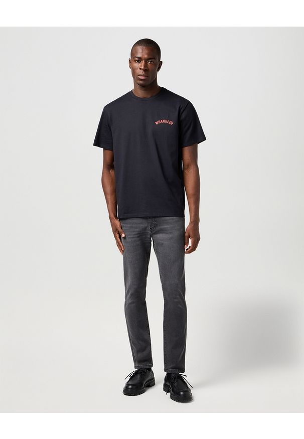 Wrangler - MESKA KOSZULKA WRANGLER GRAPHIC TEE BLACK 112362793