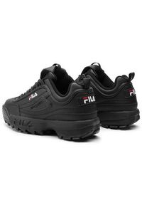 Fila Sneakersy Disruptor Low 1010262.12V Czarny. Kolor: czarny. Materiał: skóra