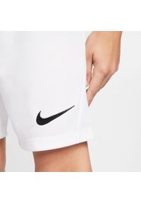 Spodnie sportowe chłopięce Nike JR Park Iii Knit. Kolor: biały. Długość: krótkie