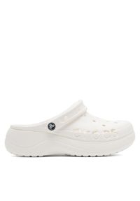 Crocs Klapki BAYA PLATFORM CLOG 208186-100 Biały. Kolor: biały. Obcas: na platformie