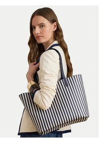 Lauren Ralph Lauren - LAUREN RALPH LAUREN Torebka 431795329077 Granatowy. Kolor: niebieski. Materiał: skórzane #3