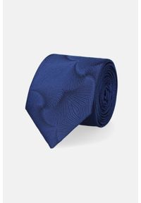 Lancerto - Krawat Granatowy Wzór. Kolor: niebieski. Materiał: poliester