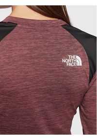 The North Face Koszulka techniczna NF0A7Z9S Bordowy Regular Fit. Kolor: czerwony. Materiał: syntetyk #4