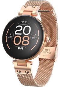 FOREVER - Smartwatch Forever SB-305 Różowe złoto (ForeVive Petite SB-305 róż-zło). Rodzaj zegarka: smartwatch. Kolor: różowy, wielokolorowy, złoty