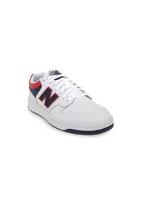 Buty do chodzenia męskie New Balance Lnr BB480. Zapięcie: sznurówki. Kolor: biały. Materiał: skóra. Szerokość cholewki: normalna. Sport: turystyka piesza