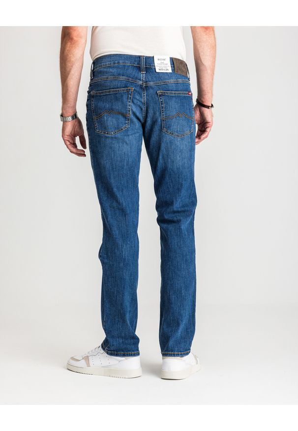 Męskie Spodnie Jeansowe Mustang Style Tramper Straight Denim Blue 1017121 5000 782