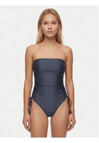 Seafolly Strój kąpielowy Belle 11116DD311 Granatowy. Kolor: niebieski. Materiał: syntetyk #2