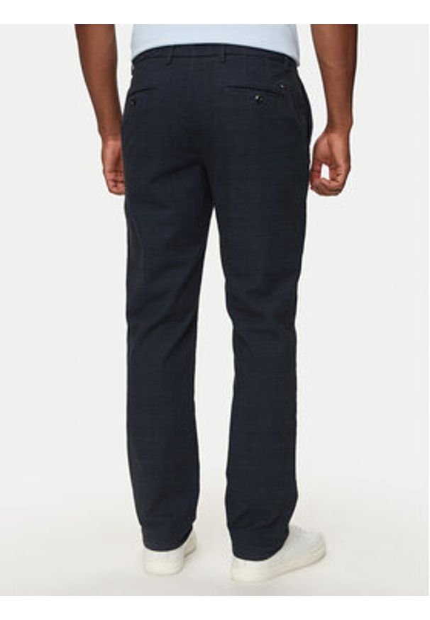 TOMMY HILFIGER - Tommy Hilfiger Chinosy Denton MW0MW35644 Granatowy Straight Fit. Kolor: niebieski. Materiał: bawełna