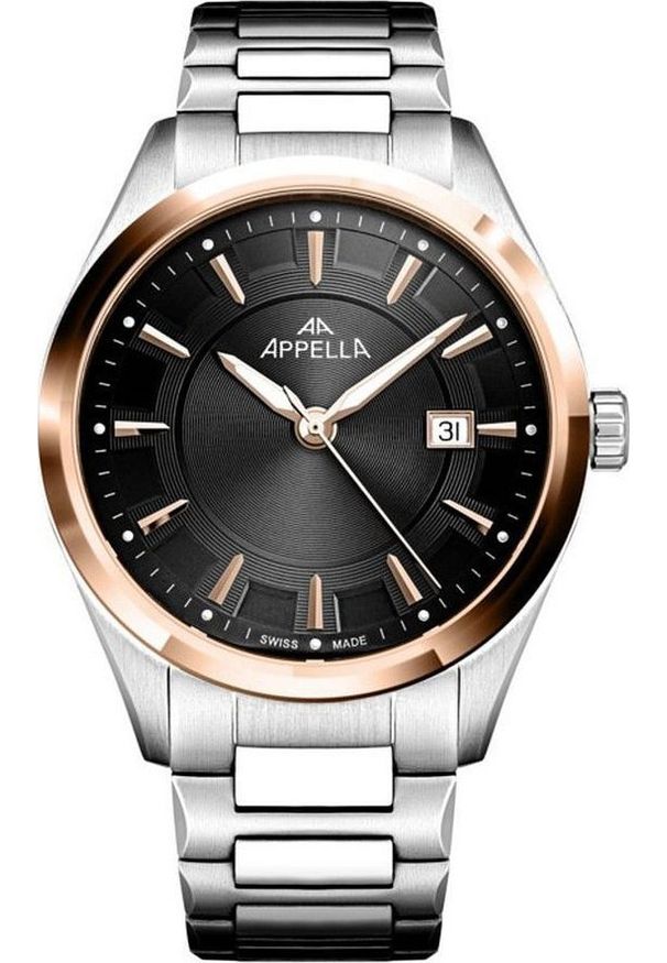 Acappella - Zegarek męski Appella L70016.R1R6Q srebrny. Kolor: srebrny