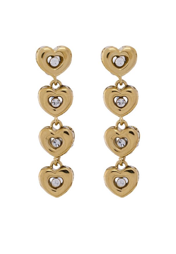 Guess Kolczyki JUBE05 473JW Złoty. Materiał: ze stali, ze stali nierdzewnej. Kolor: złoty