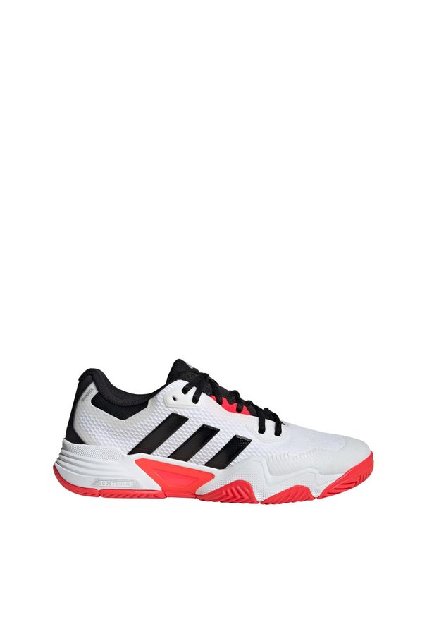 Adidas - Buty Solematch Control 2 Tennis. Kolor: wielokolorowy, szary, biały, czarny. Materiał: materiał. Sport: turystyka piesza, tenis