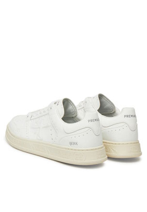Premiata Sneakersy QUINN VAR 7500 Biały. Kolor: biały. Materiał: skóra