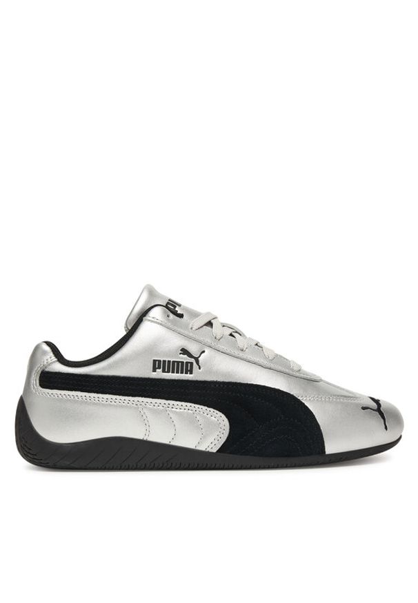 Puma Sneakersy Speedcat Metallic 403689 01 W Srebrny. Kolor: srebrny. Materiał: skóra