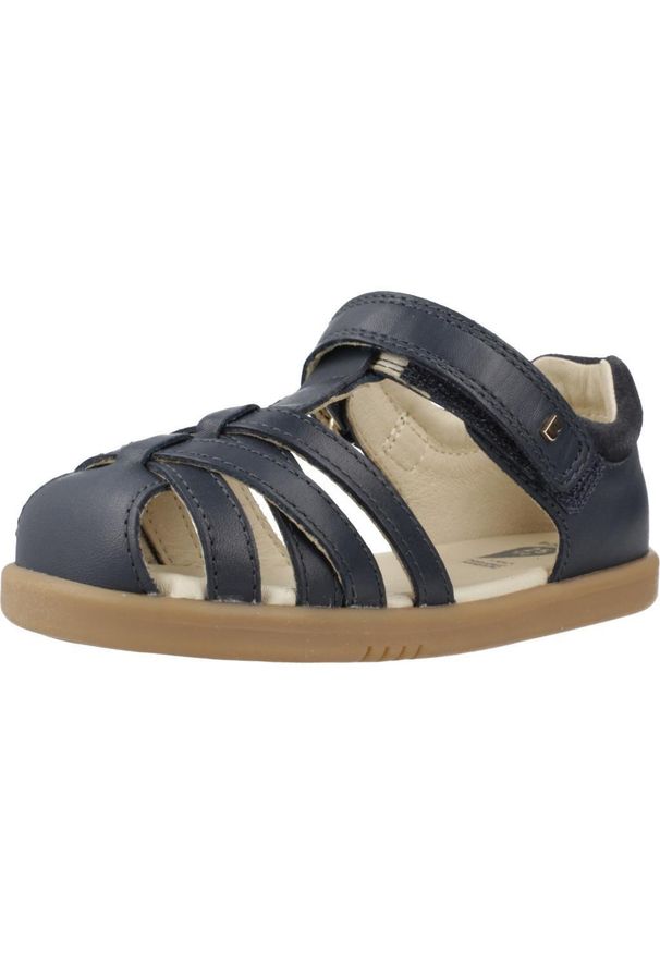 Sandały BOBUX CROSS JUMP Niebieski. Kolor: niebieski. Materiał: skóra