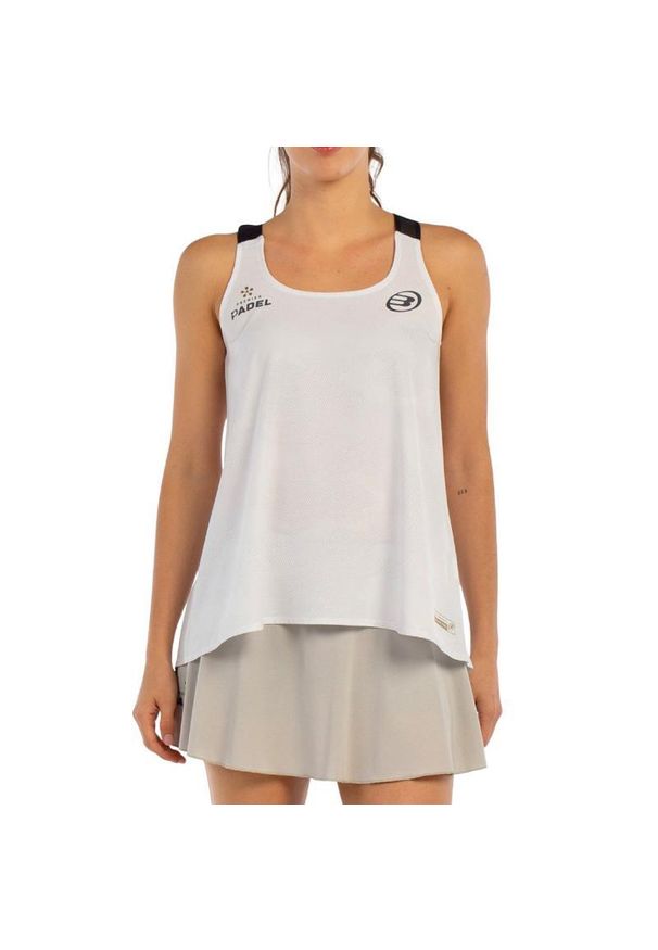 T-shirt Straps Bullpadel Agore Woman. Kolor: biały