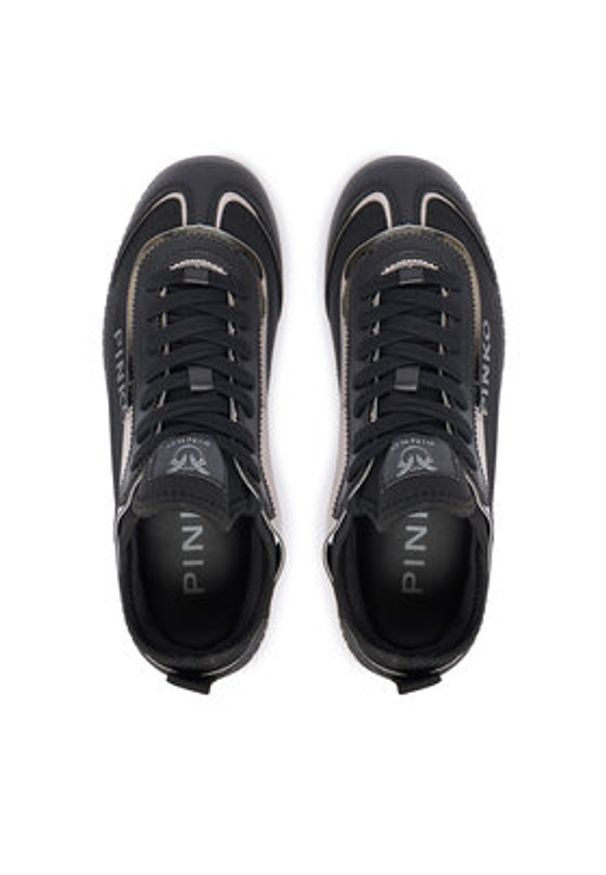 Pinko - PINKO Sneakersy Reby 08 SS0121 T045 Czarny. Kolor: czarny. Materiał: materiał