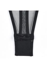 Intica - Body z kontrastowymi paseczkami na co dzień i okazje Roxine. Kolor: czarny. Materiał: materiał #8