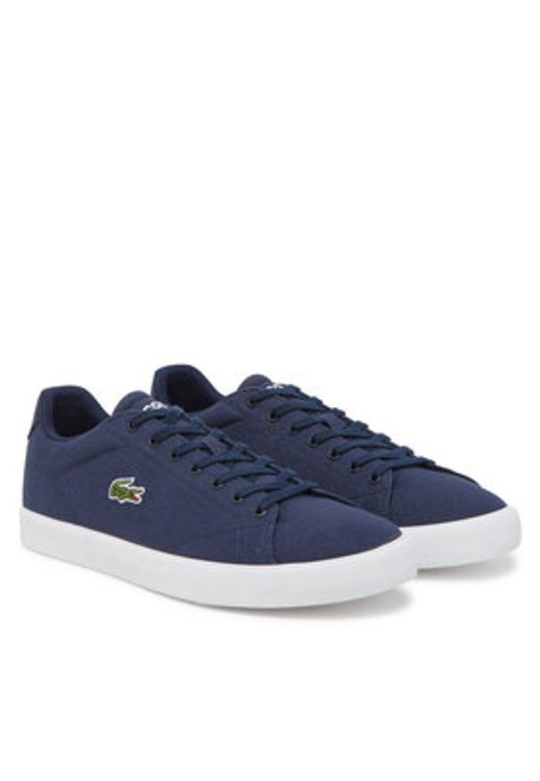 Lacoste Tenisówki La Piquee 2.0 7-49CMA0005 Granatowy. Kolor: niebieski. Materiał: materiał