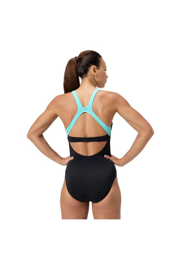 Strój kąpielowy damski Speedo Flex Band Anthracite. Kolor: czarny, niebieski, wielokolorowy