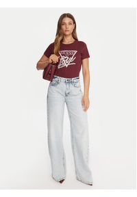 Guess T-Shirt W5YI40 I3Z14 Czerwony Regular Fit. Kolor: czerwony. Materiał: bawełna