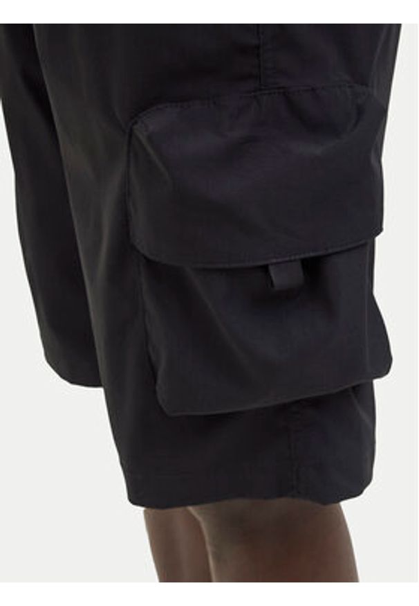 Jack & Jones - Jack&Jones Szorty materiałowe Cole 12269386 Czarny Cargo Fit. Kolor: czarny. Materiał: syntetyk