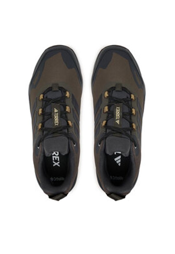 Adidas - adidas Trekkingi Terrex Skychaser AX5 GORE-TEX JQ2213 Khaki. Kolor: brązowy. Materiał: materiał. Technologia: Gore-Tex. Model: Adidas Terrex. Sport: turystyka piesza