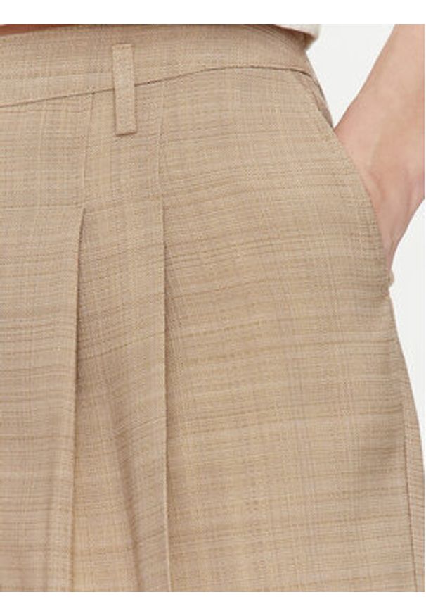 Herskind Spodnie materiałowe Lotus 5114110 Beżowy Relaxed Fit. Kolor: beżowy. Materiał: syntetyk