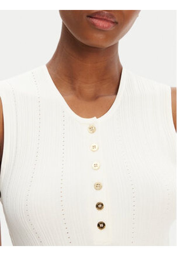 Marciano Guess Sukienka dzianinowa 5GGK26 5874Z Écru Regular Fit. Materiał: wiskoza